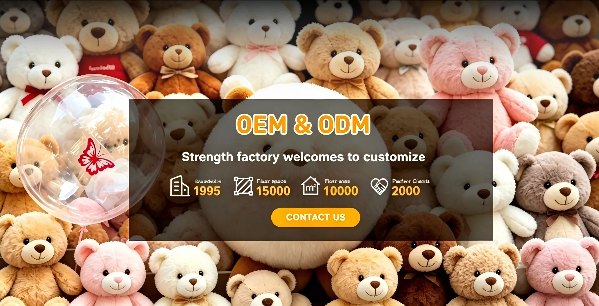 Usine de jouets en peluche OEM et ODM en Chine
