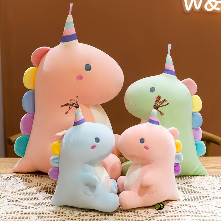 Jouet en peluche dinosaure bonbon qui ne perd pas ses poils