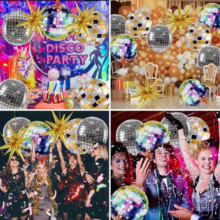 Ballons en aluminium Disco 4D