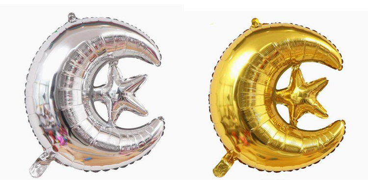 Star and Moon Aluminum Foil Balloons discount