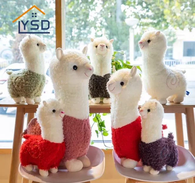Alpaga en peluche